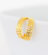 Gold Creolen Muschel