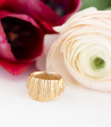 Bronze Ring Muschel Gr. 54