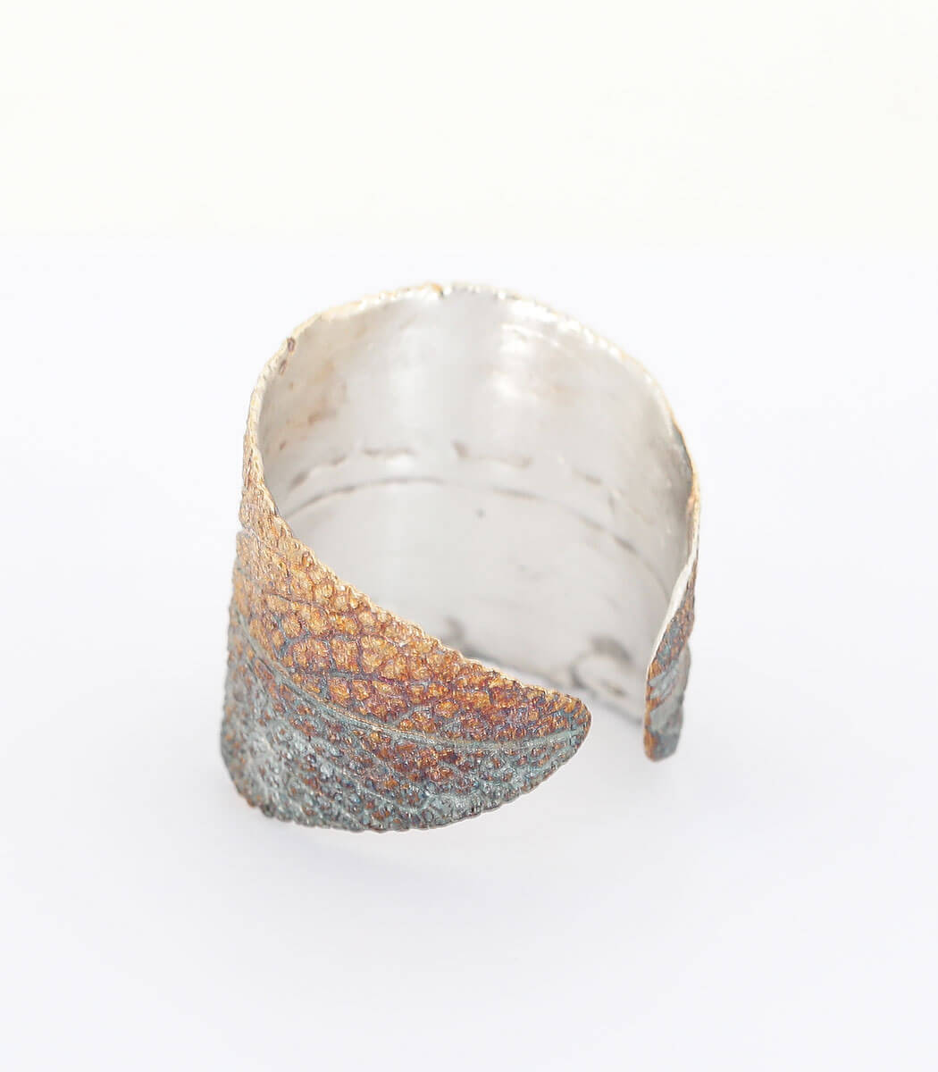 Silber Ring Salbei Gr. 61