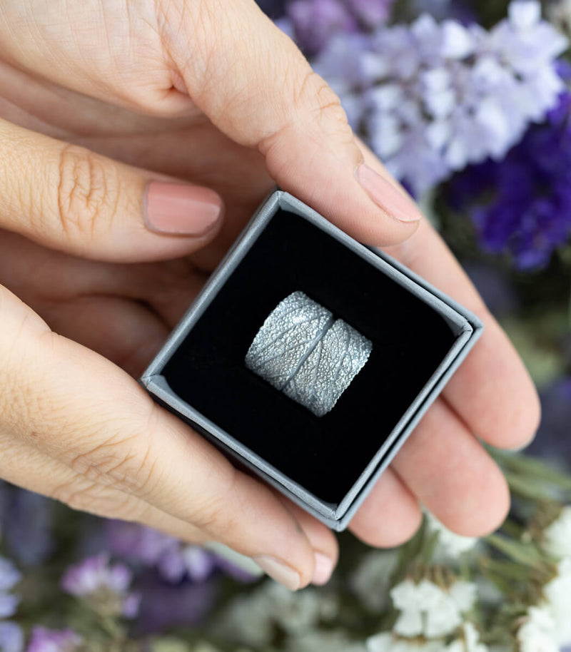 Silber Ring Salbei Gr. 53