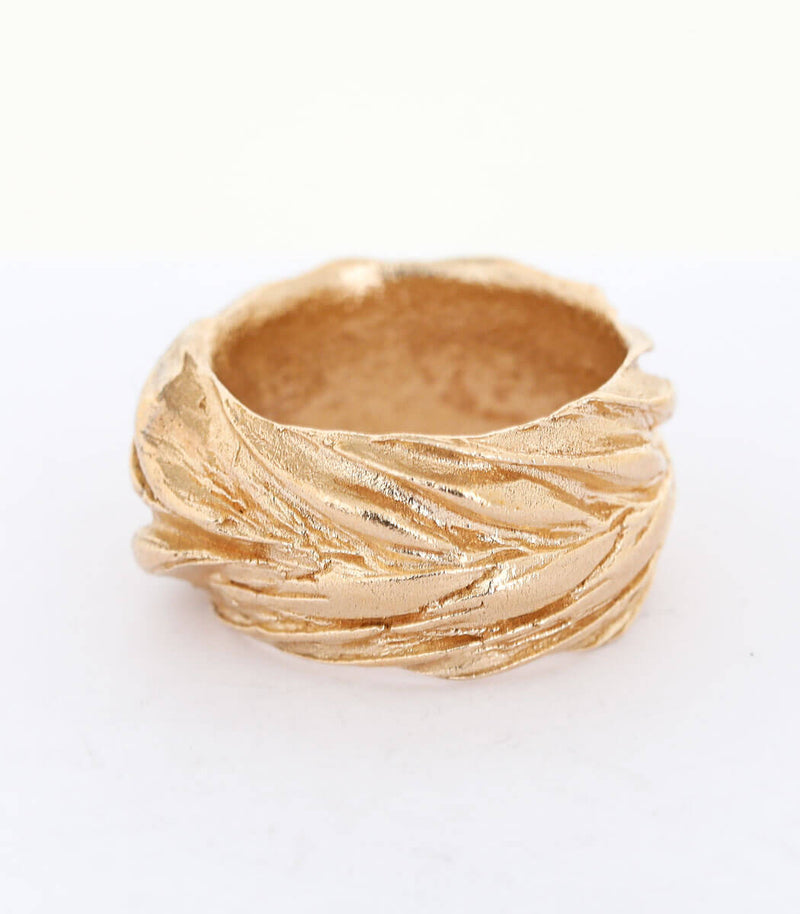 Bronze Ring Getreideähre Gr.60