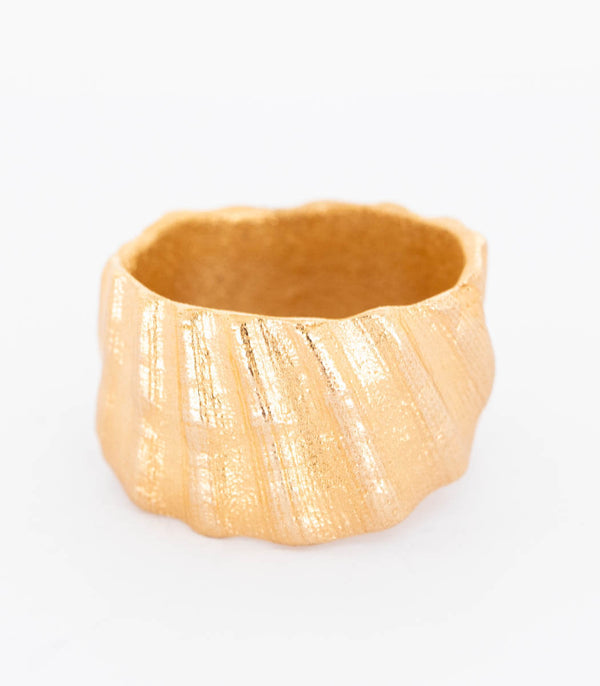 Bronze Ring Muschel Gr.60