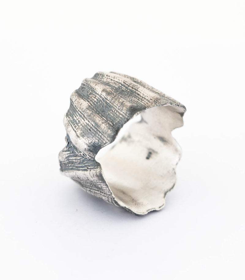 Silber Ring Muschel Gr.54