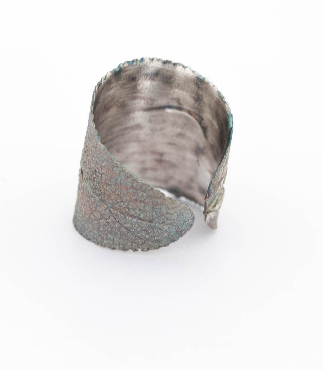 Silber Ring Salbei Gr.54