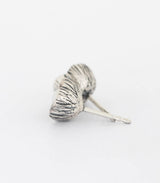 Silber Ohrstecker Blüte Perle