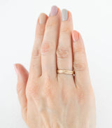 Bronze Ring Gras Gr. 54