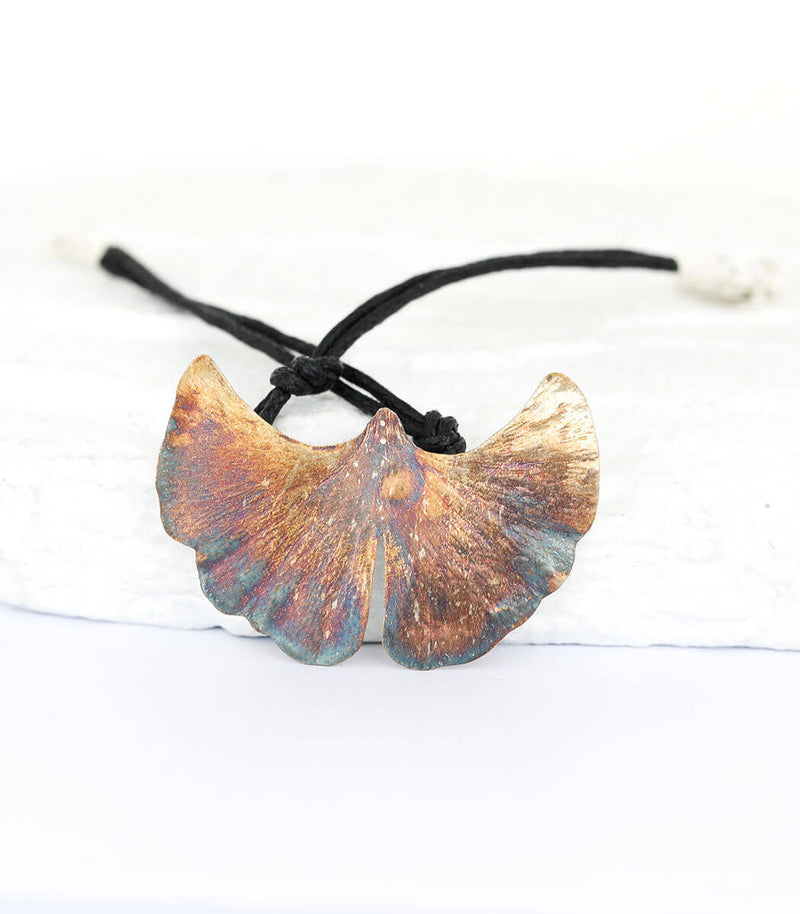 Silber Armband Ginkgoblatt