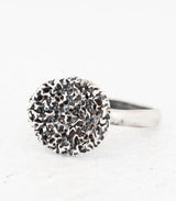 Silber Ring Korallenstruktur Gr. 55