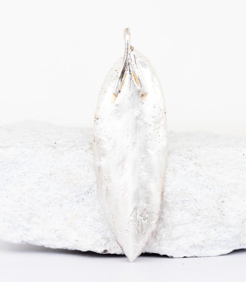 Silber Anhänger Salbeiblatt