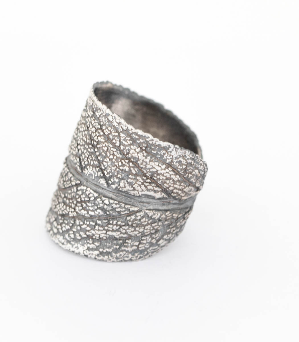 Silber Ring Salbei Gr.54