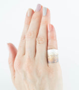 Silber Ring Salbei Gr. 49