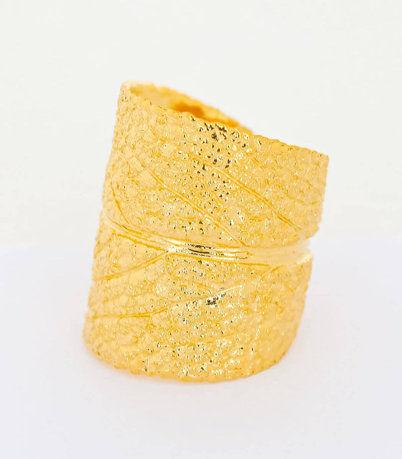 Ring Gold Salbei Gr. 50