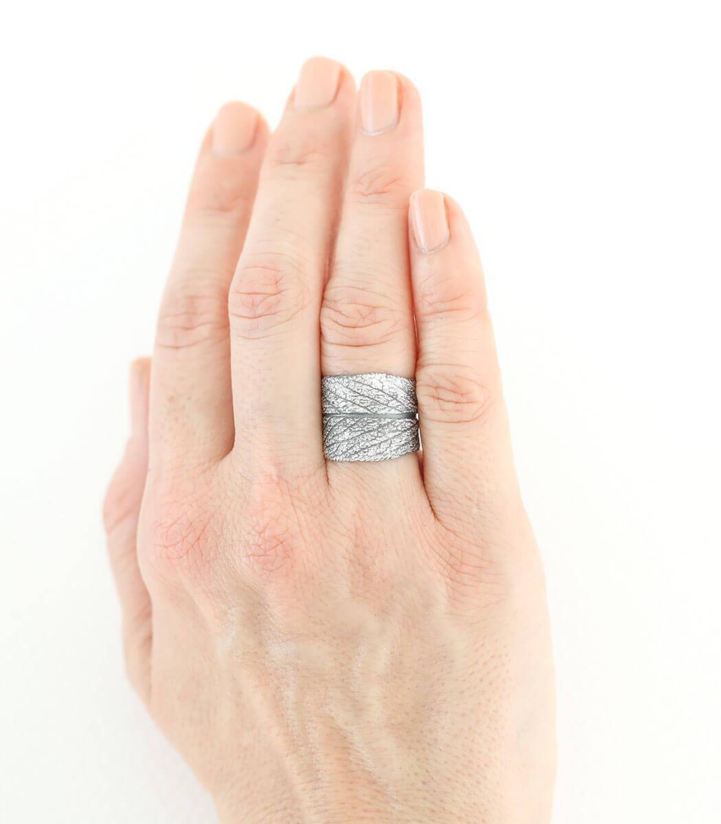 Silber Ring Salbei Gr. 56