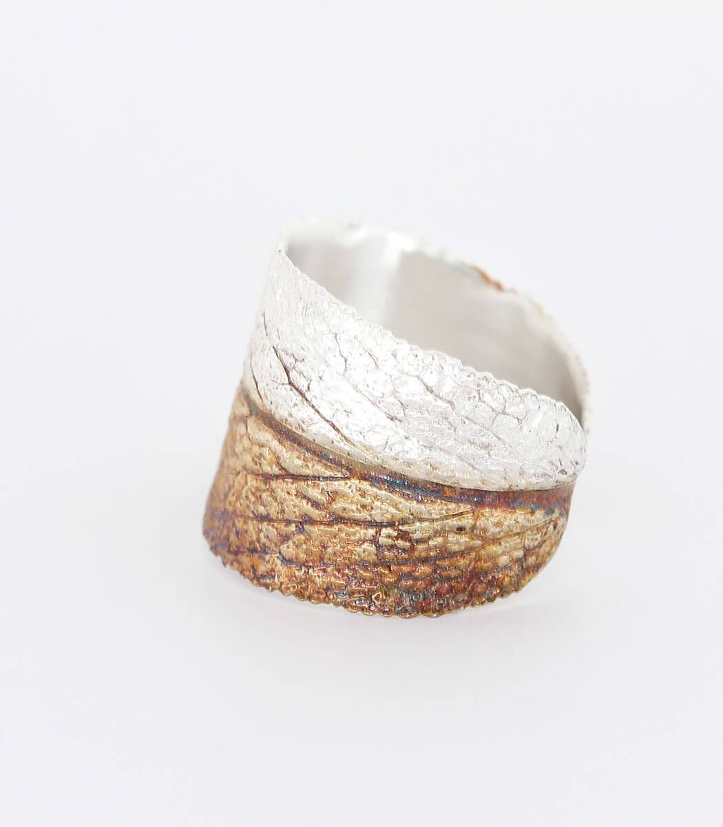 Silber Ring Salbei Gr. 49