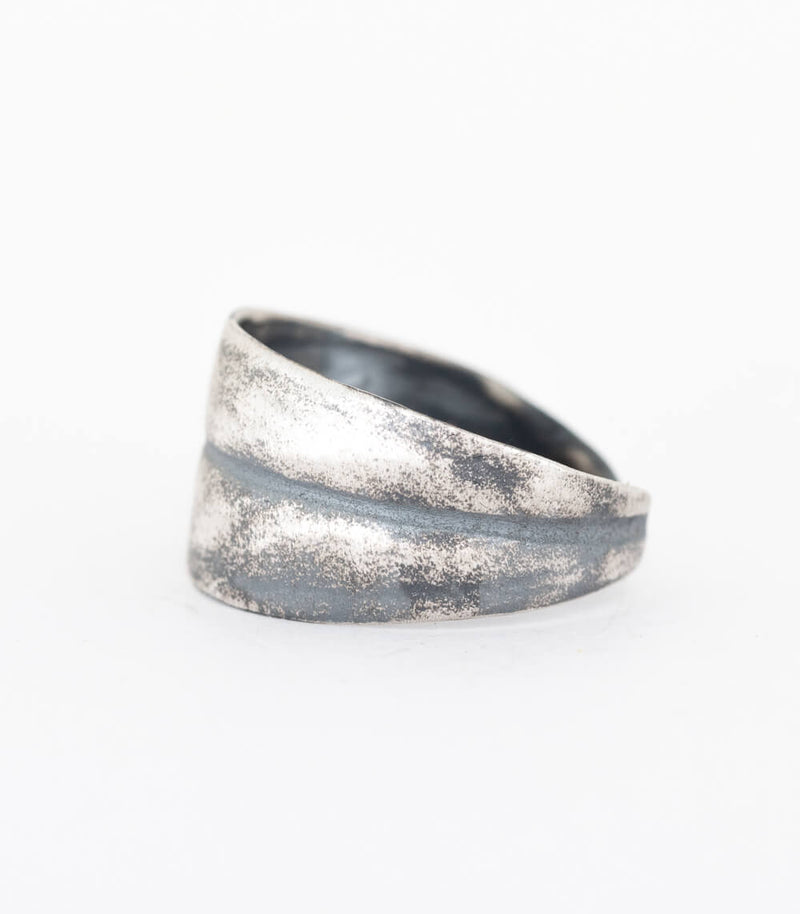 Silber Ring Olive Gr. 57
