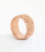 Bronze Ring Korallenstruktur Gr. 57