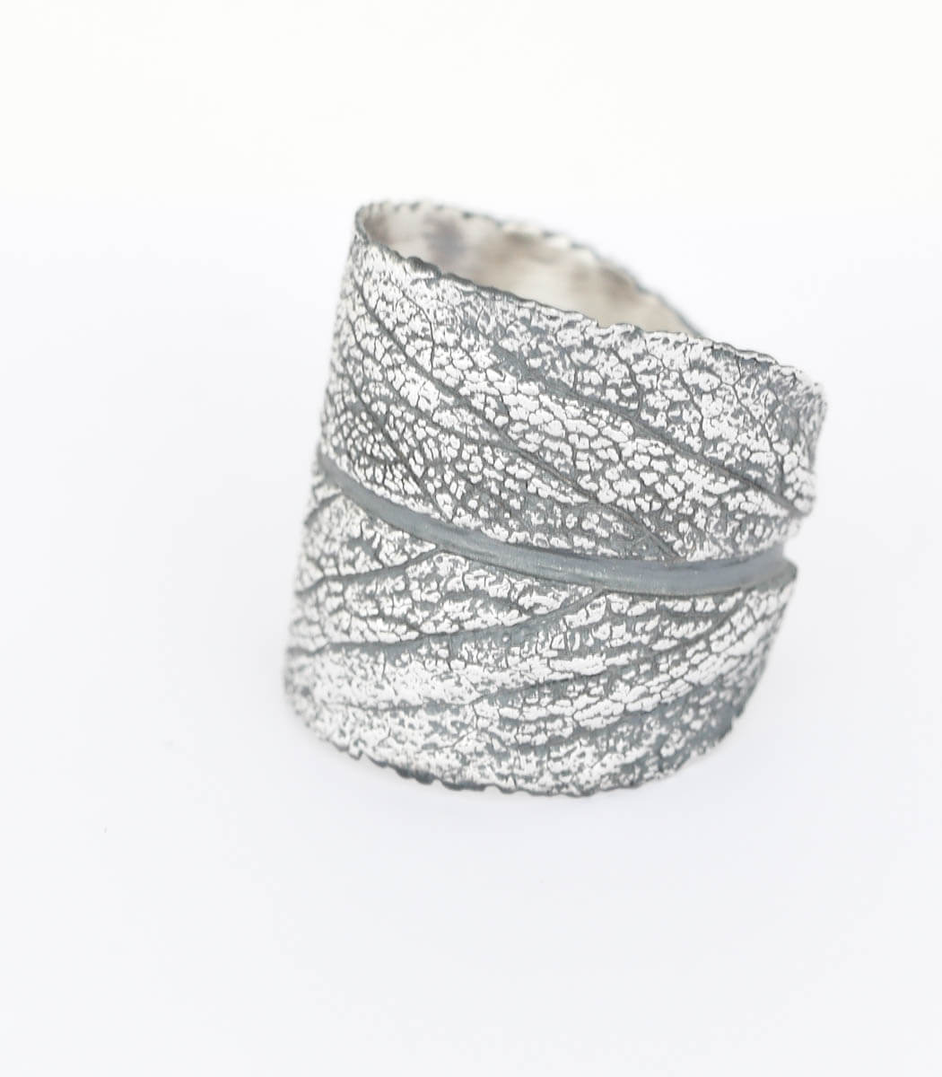 Silber Ring Salbei Gr.62