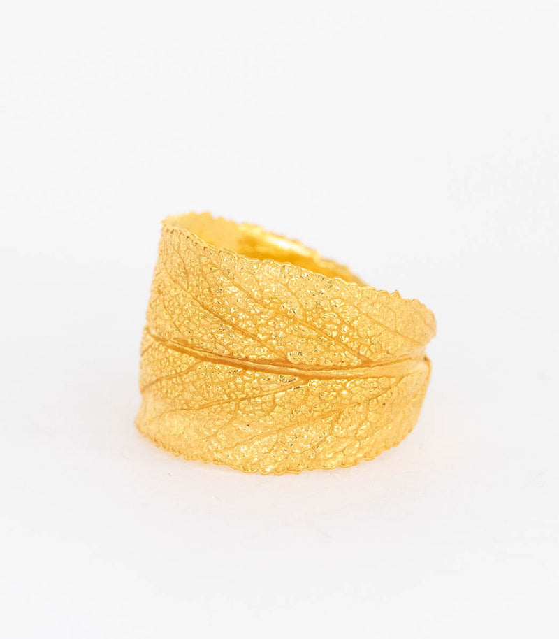 Gold Ring Salbei Gr. 47