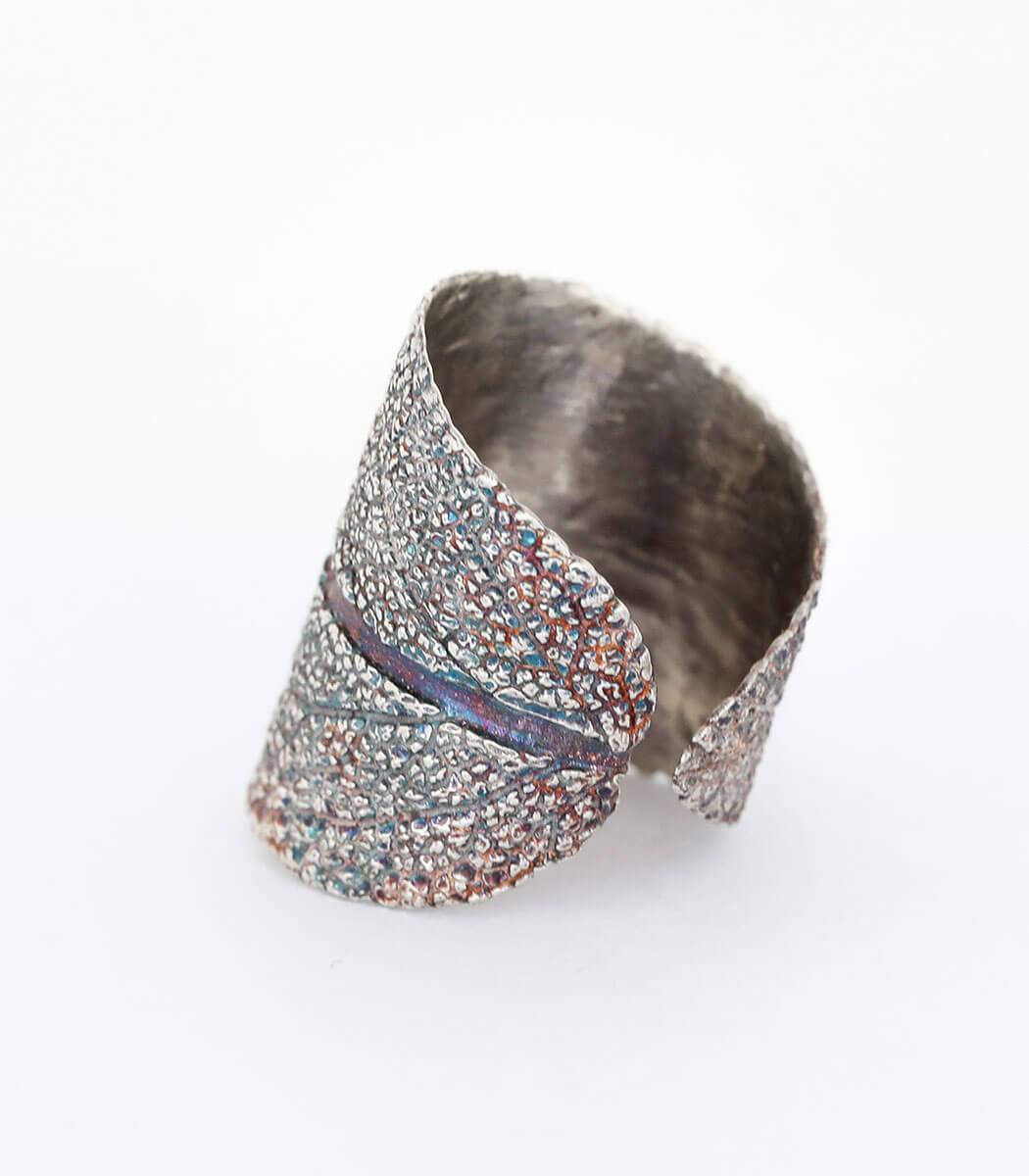 Silber Ring Salbei Gr.58