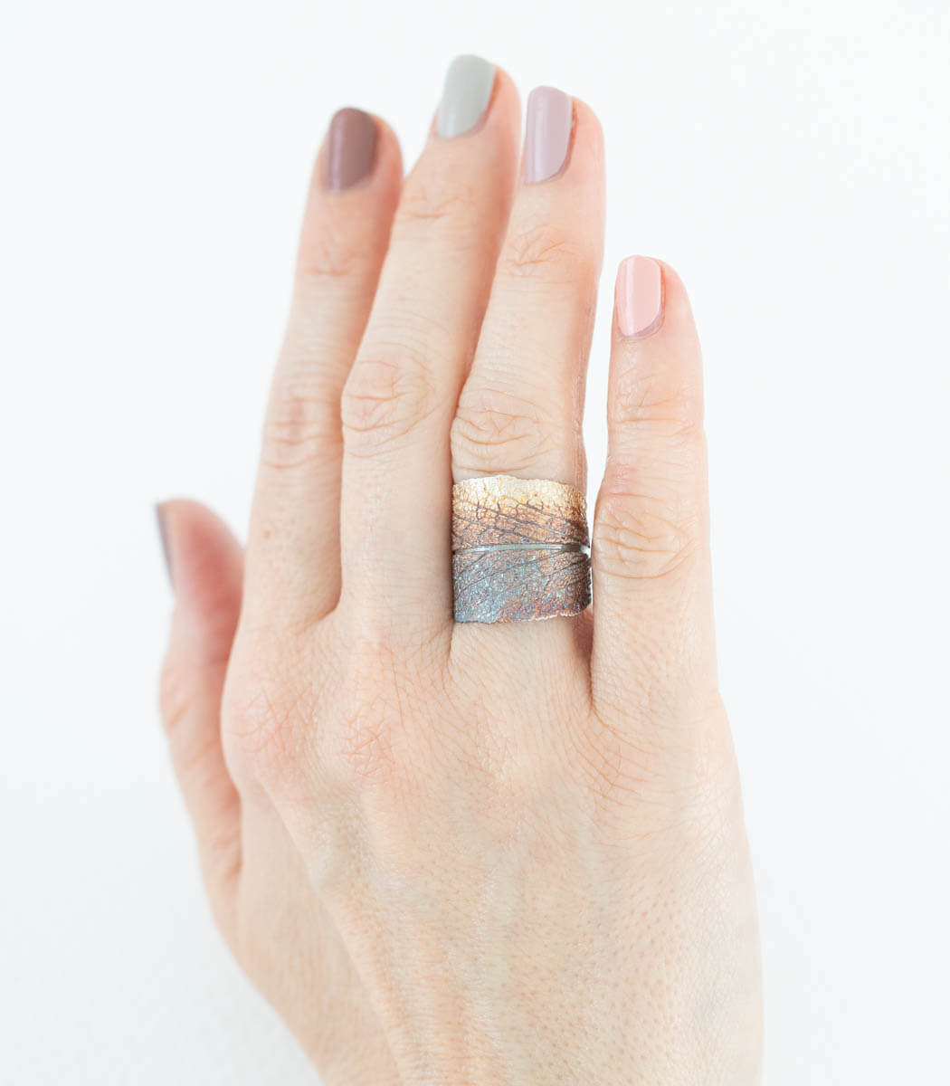 Silber Ring Salbei Gr. 59