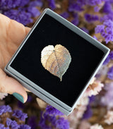 Silber Brosche Linde