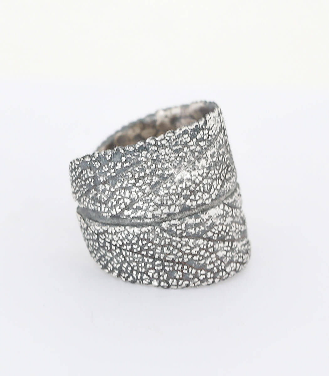 Silber Ring Salbei Gr.54