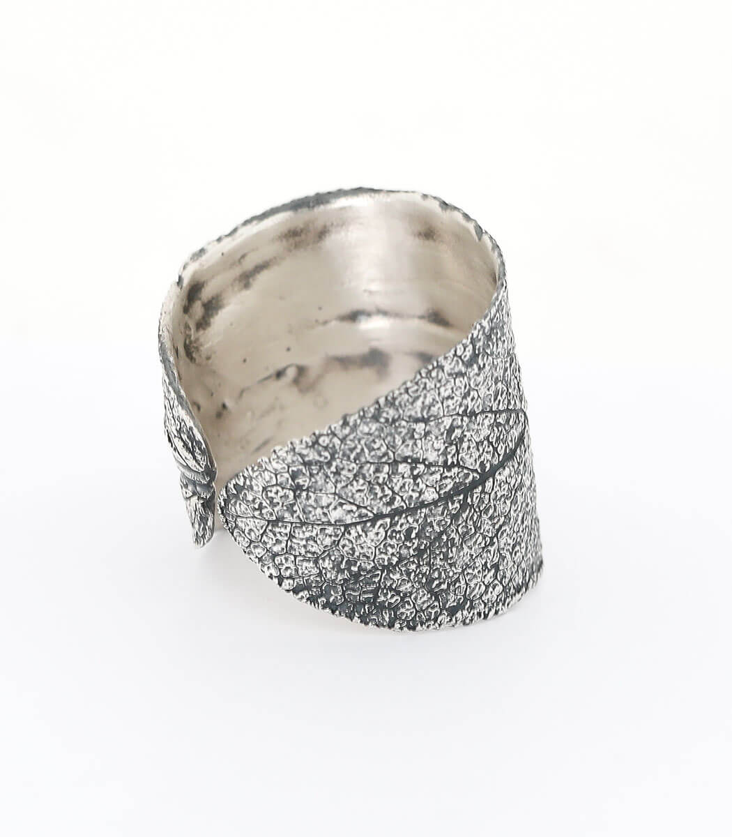 Silber Ring Salbei Gr.62