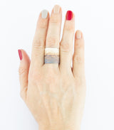 Silber Ring Salbei Gr. 63