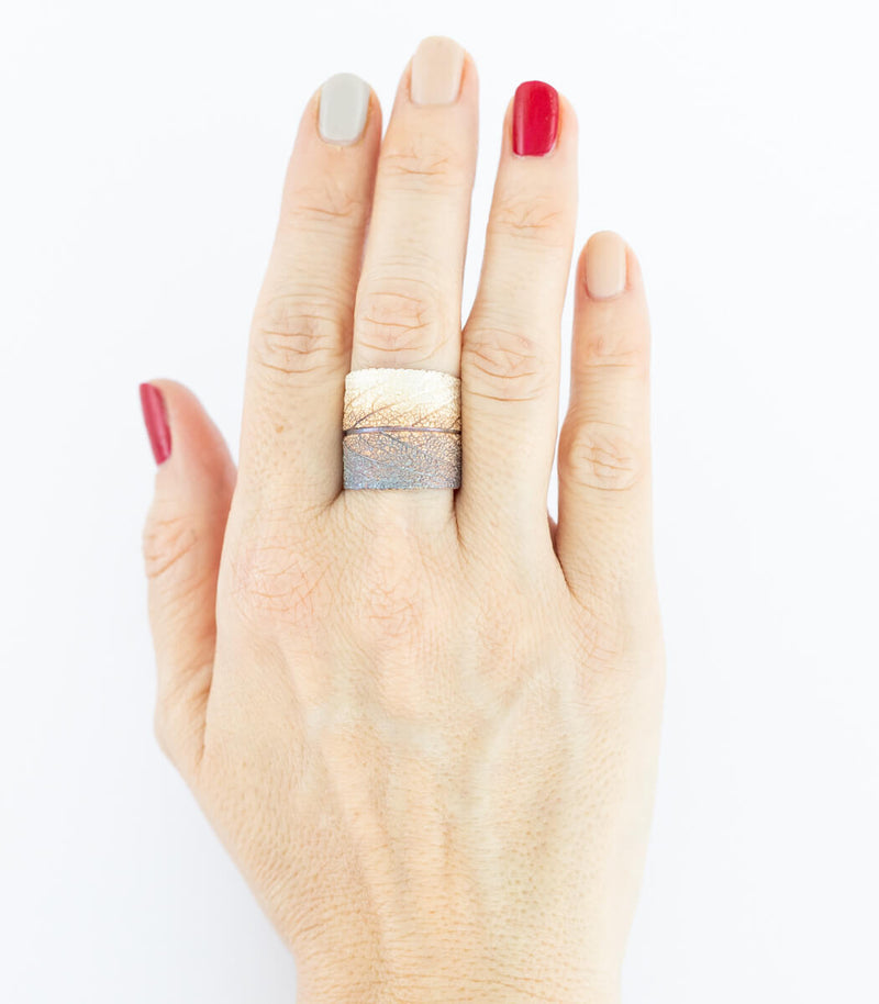 Silber Ring Salbei Gr. 63