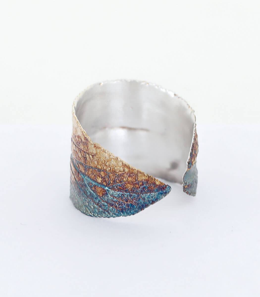 Silber Ring Salbei Gr.54