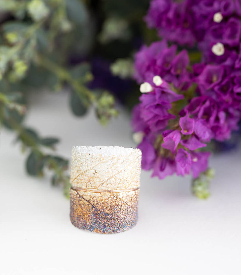 Silber Ring Salbei Gr. 58