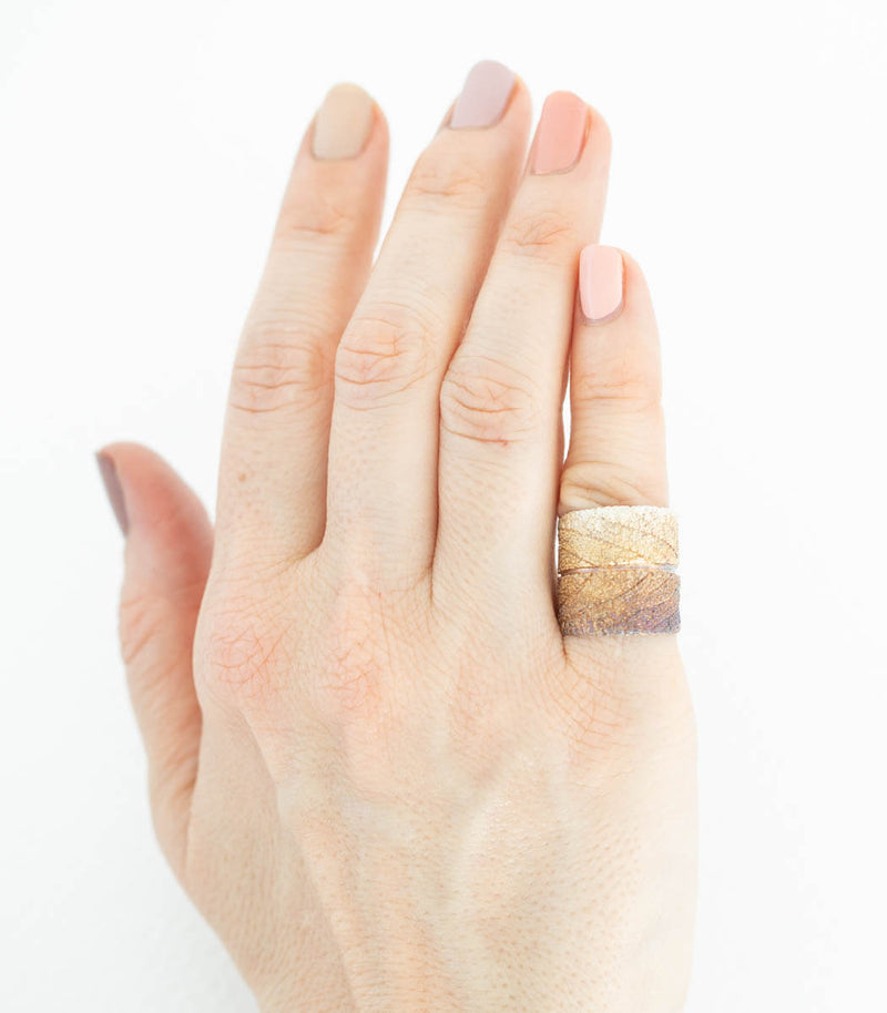 Silber Ring Salbei Gr.54