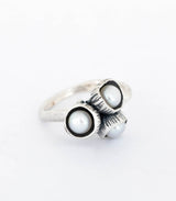Silber Ring Blütenkelch Gr. 51