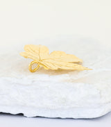 Gold Anhänger Ahornblatt