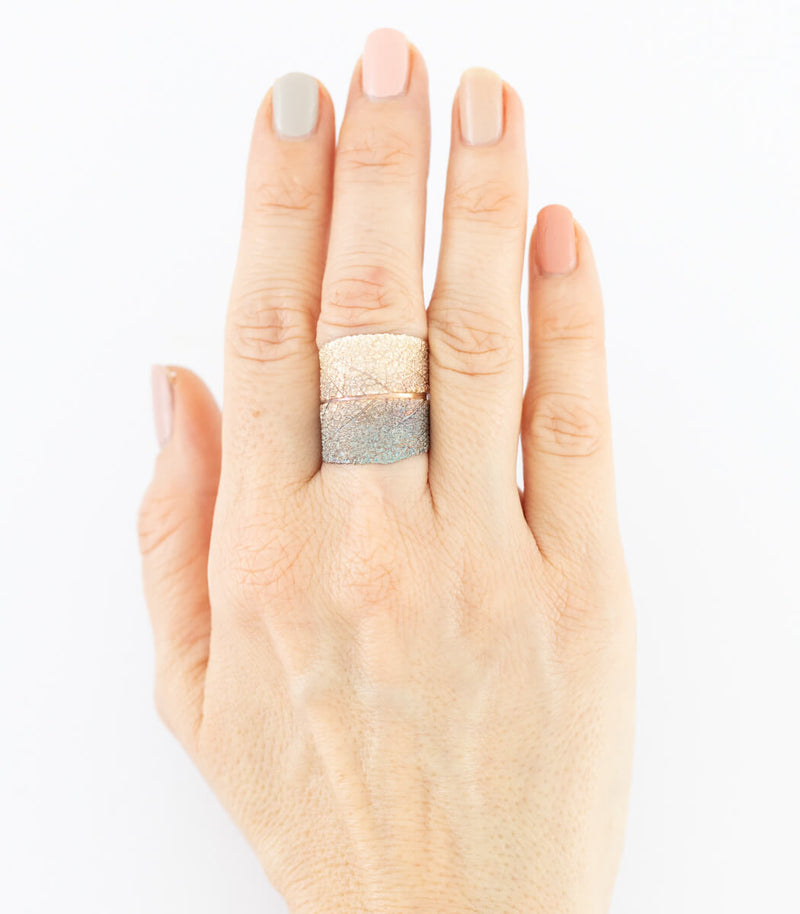 Silber Ring Salbei Gr. 60