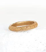 Bronze Ring Baumrinde Gr. 48