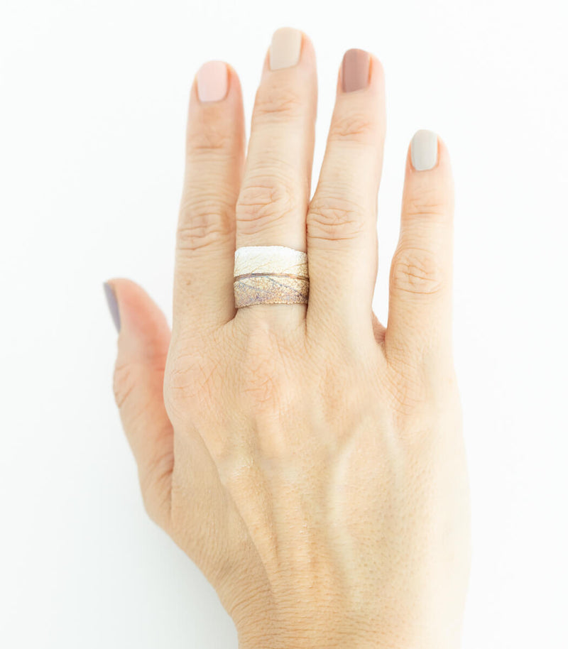 Silber Ring Salbei Gr.60
