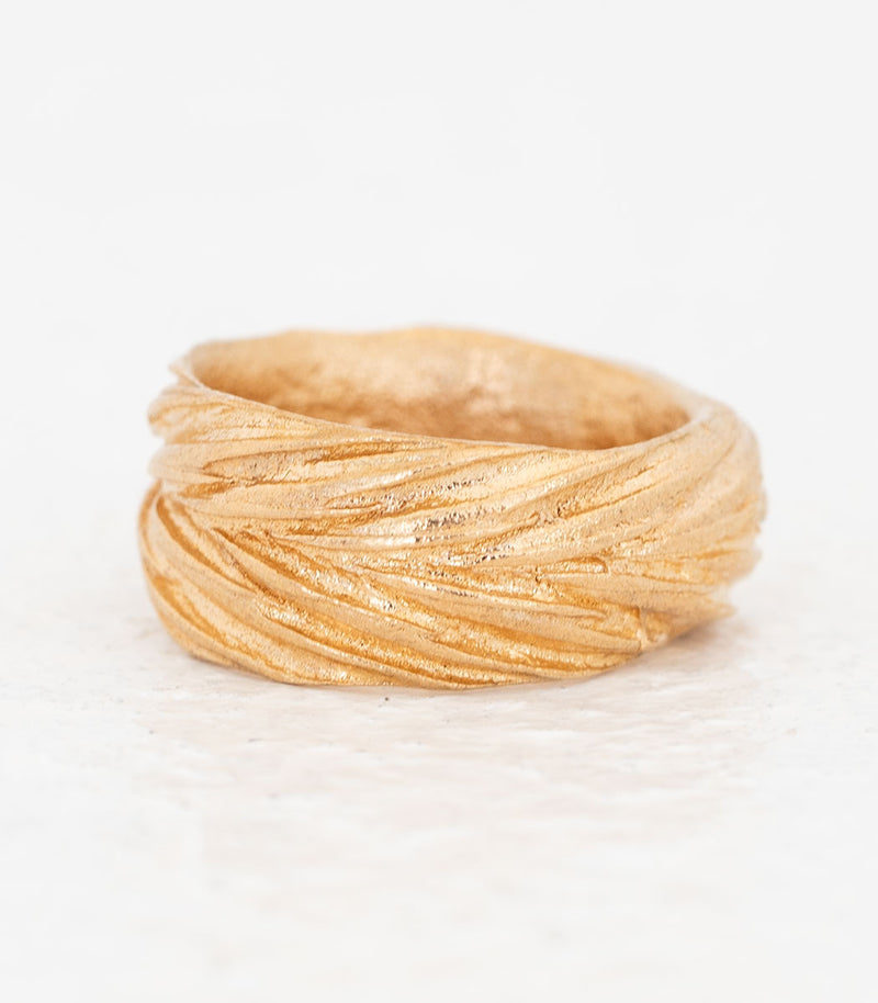 Bronze Ring Getreideähre Gr. 52