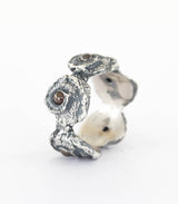 Silber Ring Schnecken Gr. 55