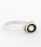 Silber Ring Blütenkelch Gr. 58
