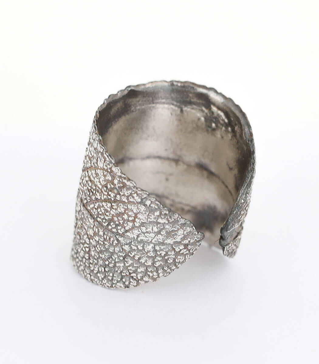 Silber Ring Salbei Gr. 49