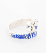 Silber Ring Blume Gr. 63