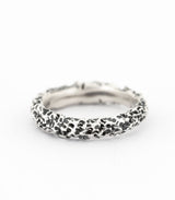 Silber Ring Korallenstruktur schmal Gr. 60
