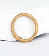 Bronze Ring Baumrinde Gr. 50