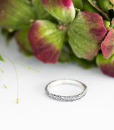 Ring Silber Baumrinde Gr.52